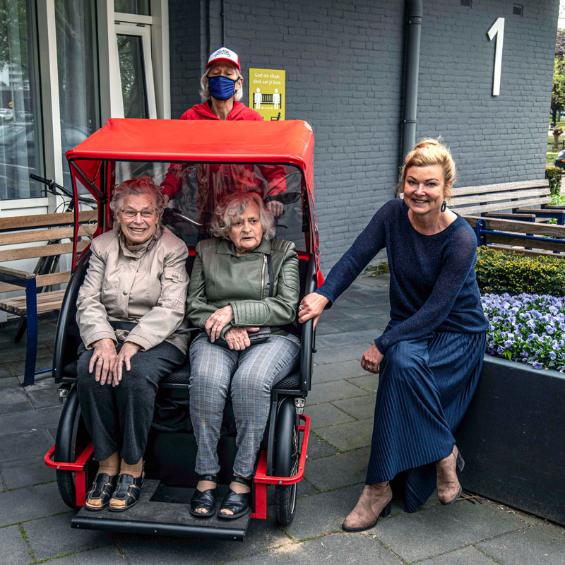 Fietsriksja voor Humanitas Deventer!